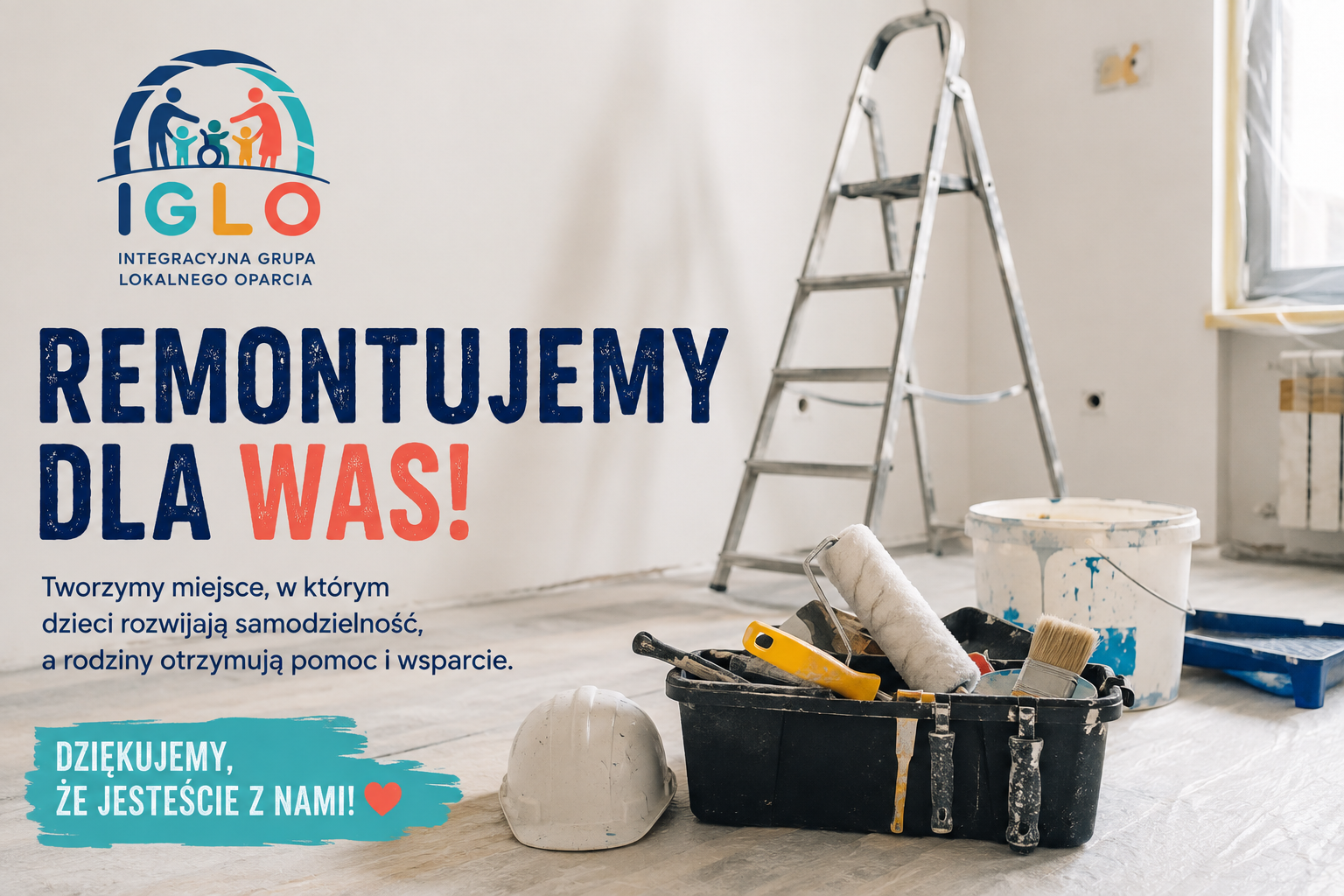 Wesprzyj remont Centrum Wsparcia Osób z Niepełnosprawnościami!